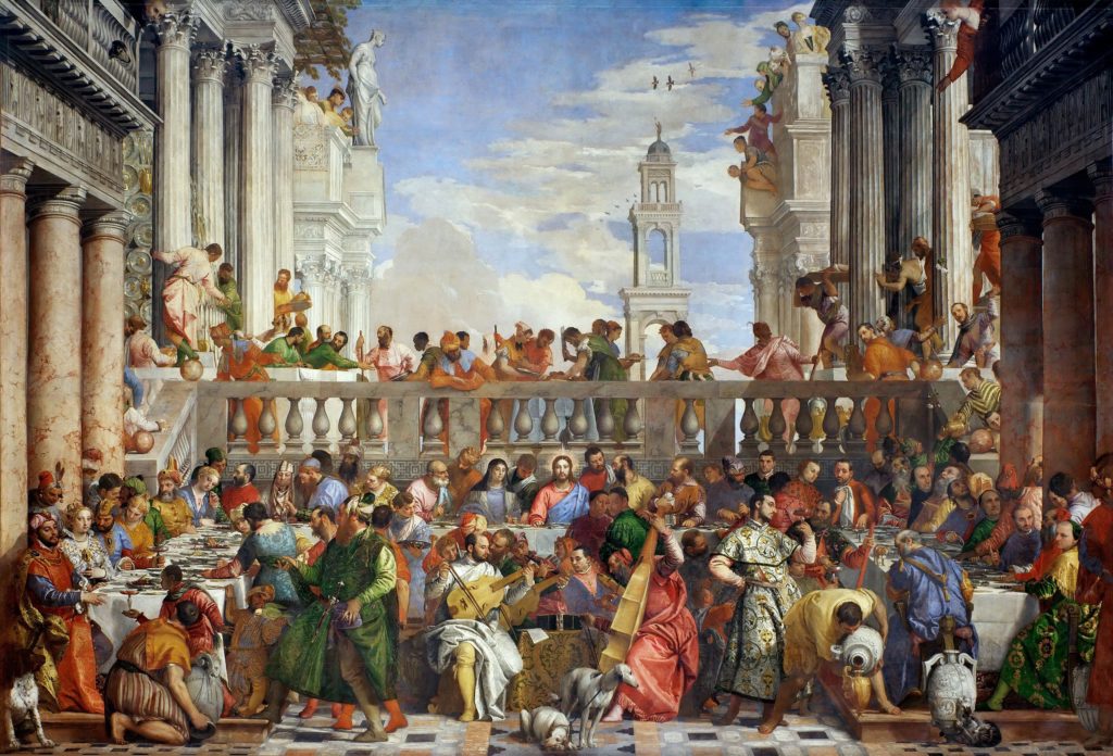 Les Noces de cana. (Le Veronese)